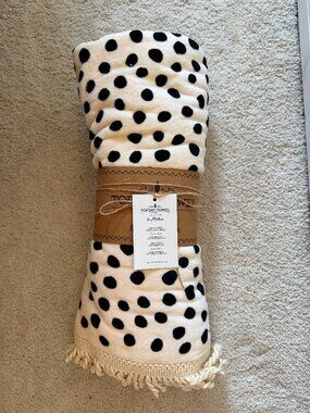 Tofino Towels The Mathea Polka Dot Towel Brand New in Original Packaging